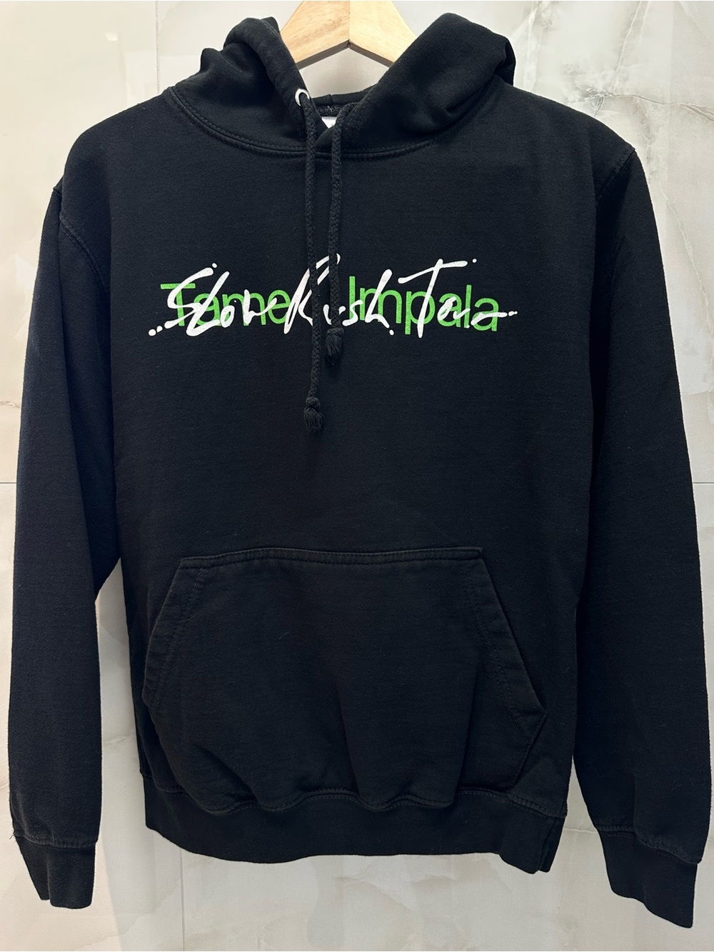 Tame Impala Slow Rush Tour Black Hoodie size Small